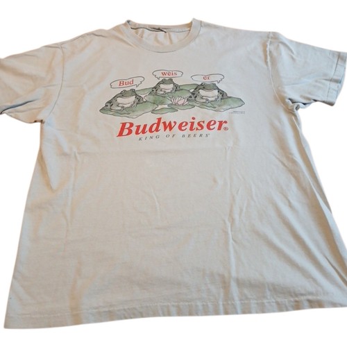 Vtg 1995 budweiser shirt - vtg,